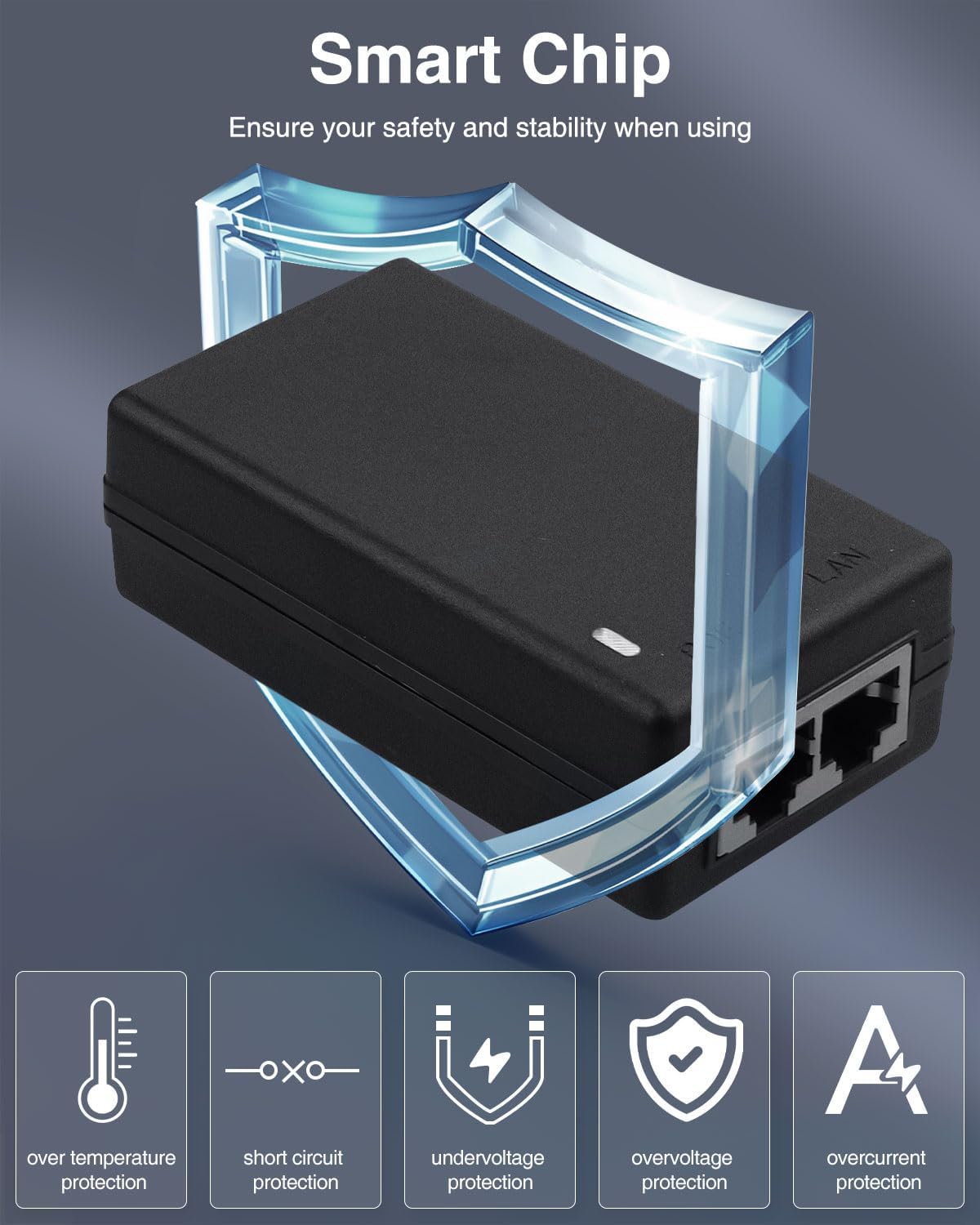 ギガビットPoEインジェクターパワーアダプター 48V パワ - Power Over Ethernet のレビューと価格