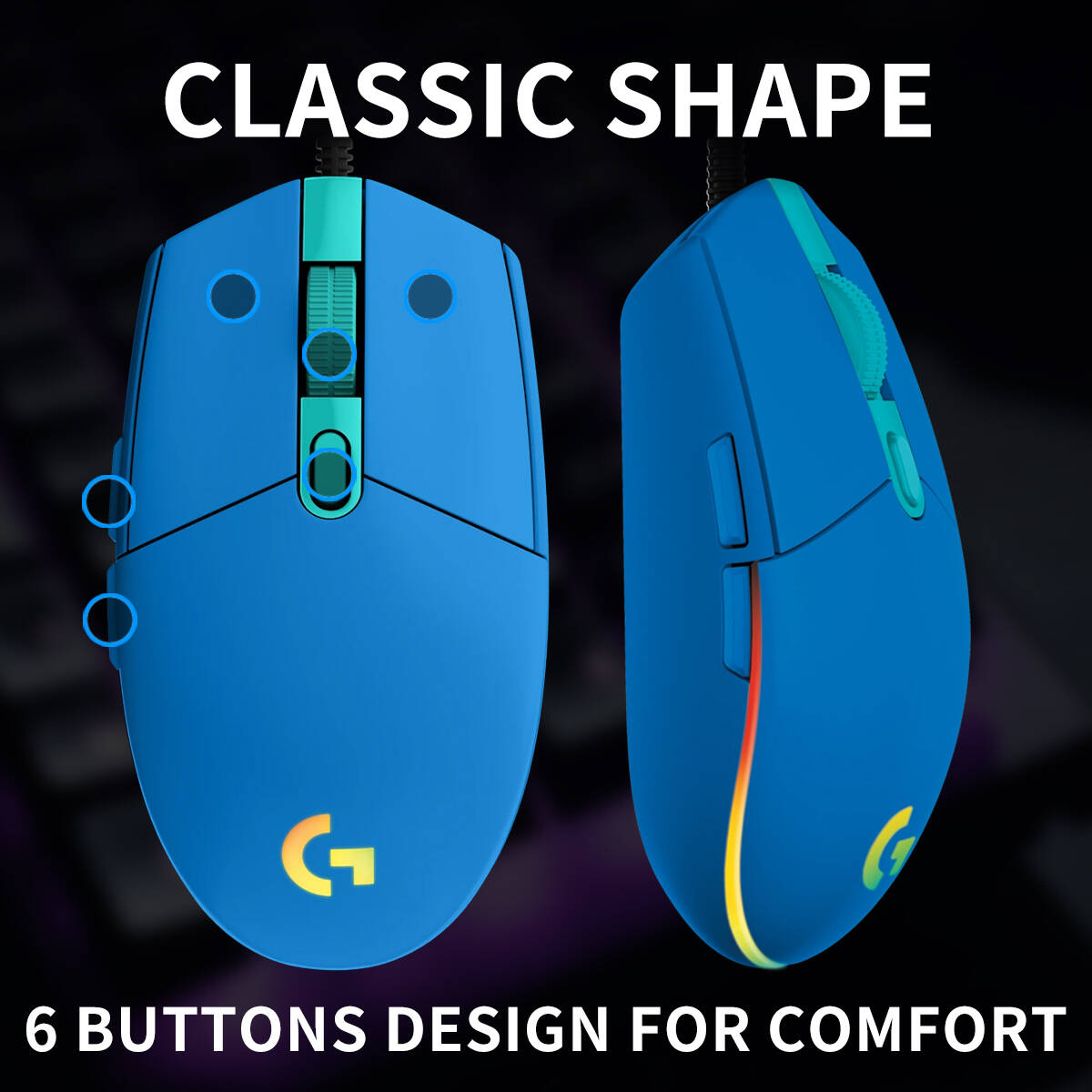 ロジクール G203 有線ゲーミングマウス 堅牢な作り 反応 - Logitech Mouse G203 のレビューと価格